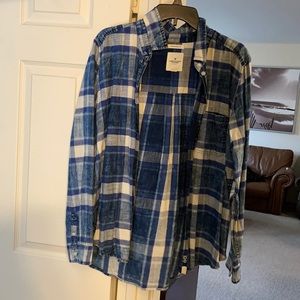 Large American Eagle Boyfriend Fit Flannel